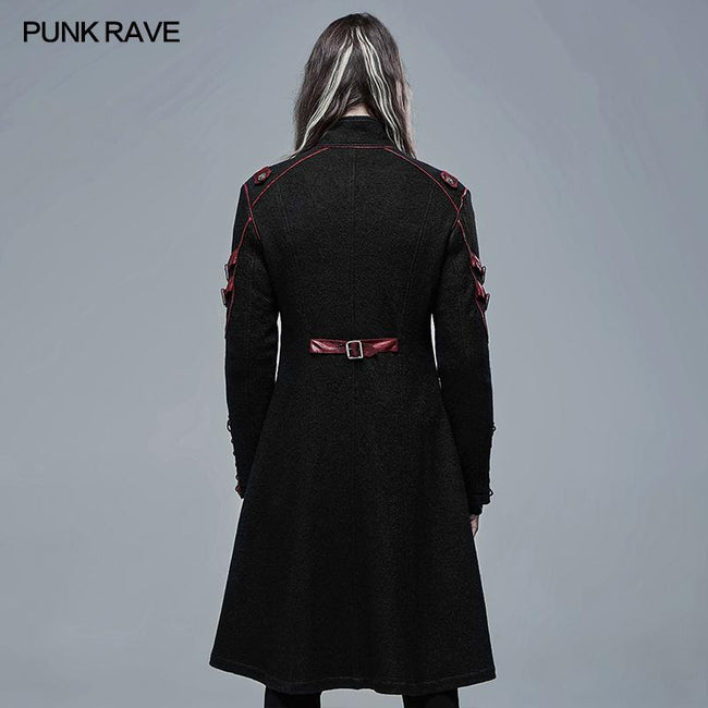 Punk Cool Segmentation Medium Long Jacket