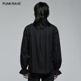 Goth Skeleton Embroidered Shirt