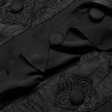 Gothic noble jacquard vest