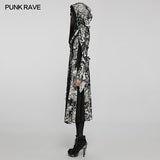 Goth Dark Wizard Long Coat