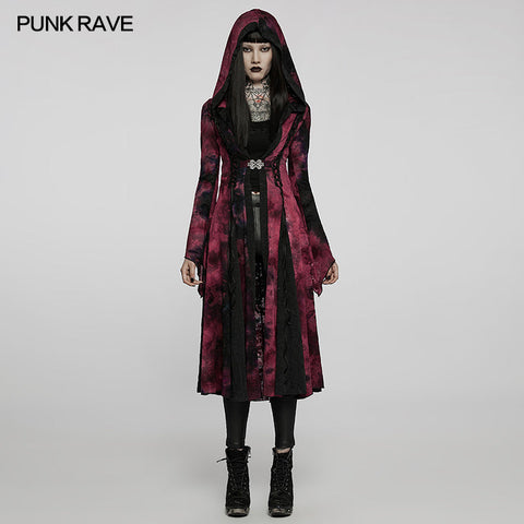 Goth Dark Wizard Long Coat