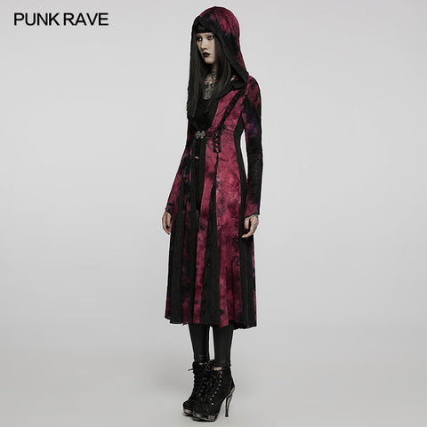 Goth Dark Wizard Long Coat