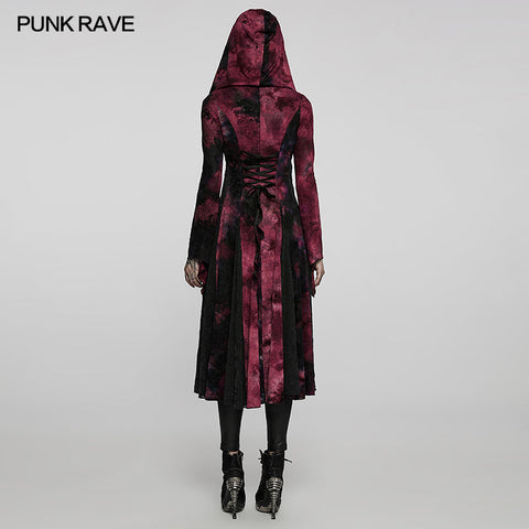 Goth Dark Wizard Long Coat