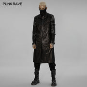 Punk personalized hollow out coat