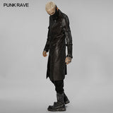 Punk personalized hollow out coat