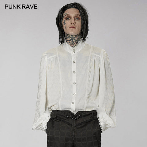 Gothic Dragon scale jacquard shirt