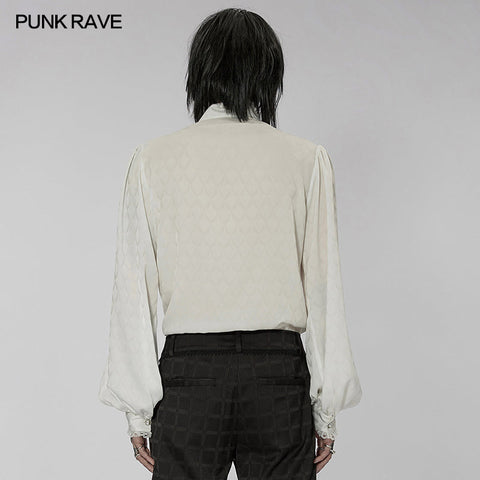 Gothic Dragon scale jacquard shirt