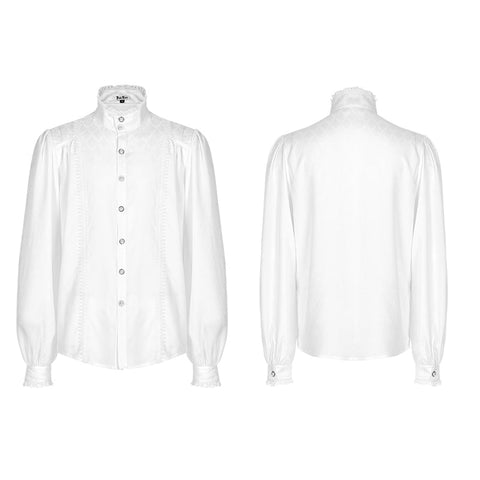 Gothic Dragon scale jacquard shirt