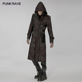 Punk decadent stripe coat