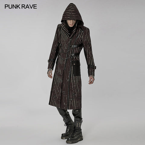 Punk decadent stripe coat