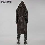 Punk decadent stripe coat