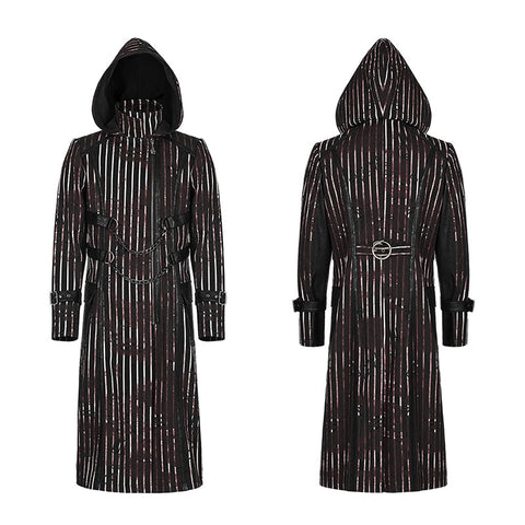 Punk decadent stripe coat