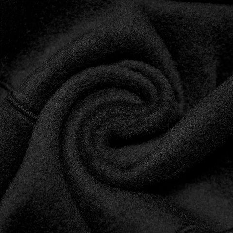 Goth faux wool jacket