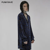Goth medium length velvet shirt