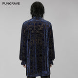 Goth medium length velvet shirt