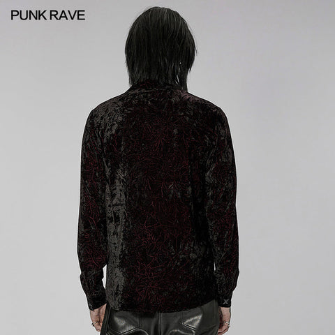2022 Gothic daily  velvet  shirt