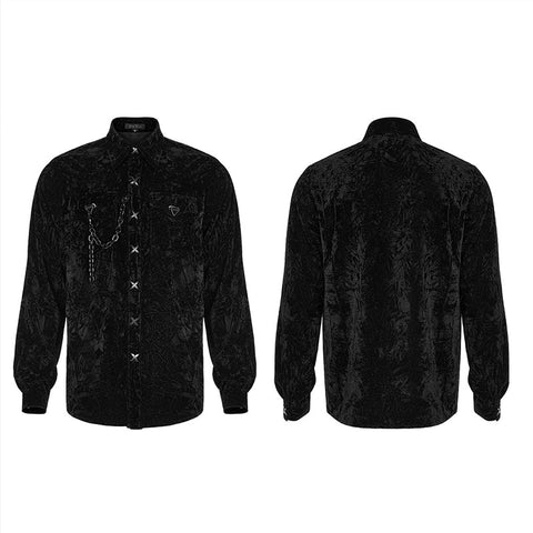 2022 Gothic daily  velvet  shirt