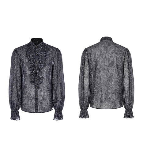 Goth embossed shirt