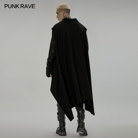 Dark sweatshirt vest