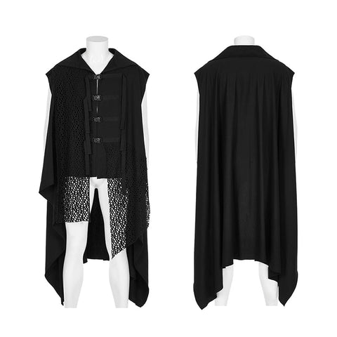 Dark sweatshirt vest