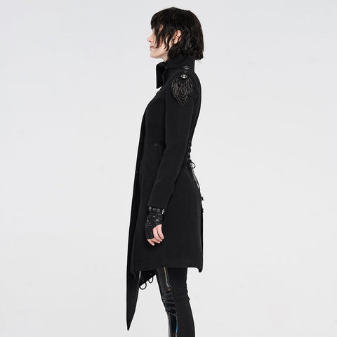 Simple Military Uniform Woolen Coat