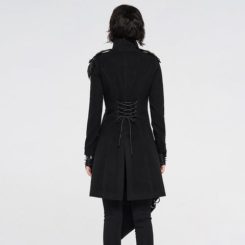 Simple Military Uniform Woolen Coat