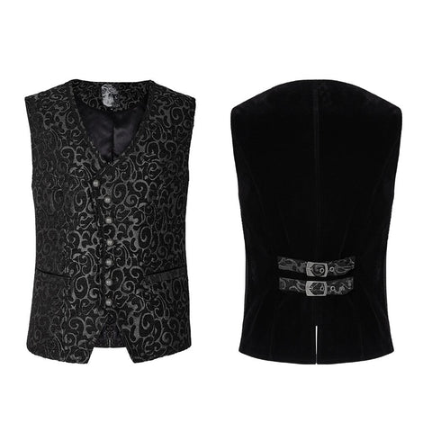 Gothic Gorgeous Jacquard Vest