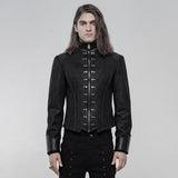 Punk handsome Short Coat