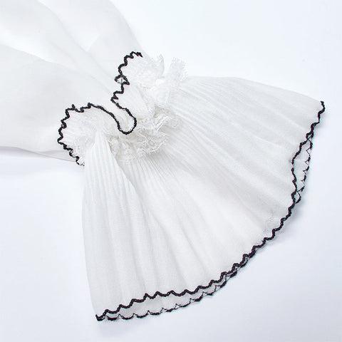 Gothic asymmetric jacquard shirt