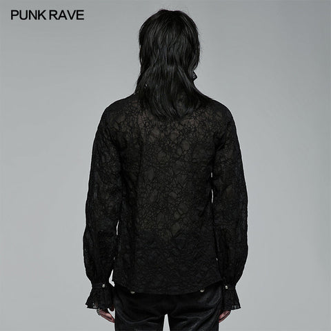 Gothic dark textured shirt